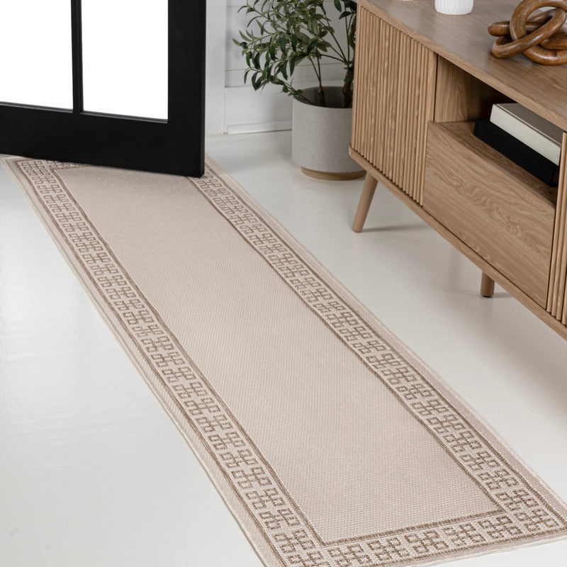 Athena Classic Geometric Border Indoor/Outdoor Area Rug