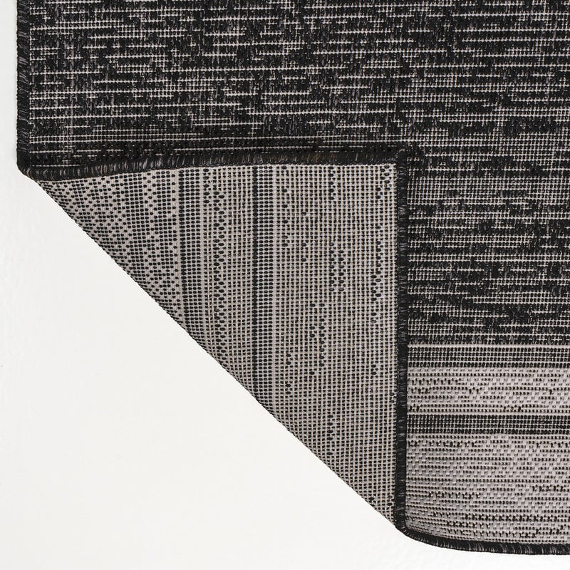 Alda Modern Minimalist Mingled Solid Indoor/Outdoor Area Rug