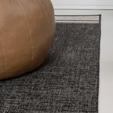 Alda Modern Minimalist Mingled Solid Indoor/Outdoor Area Rug