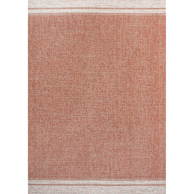 Alda Modern Minimalist Mingled Solid Indoor/Outdoor Area Rug