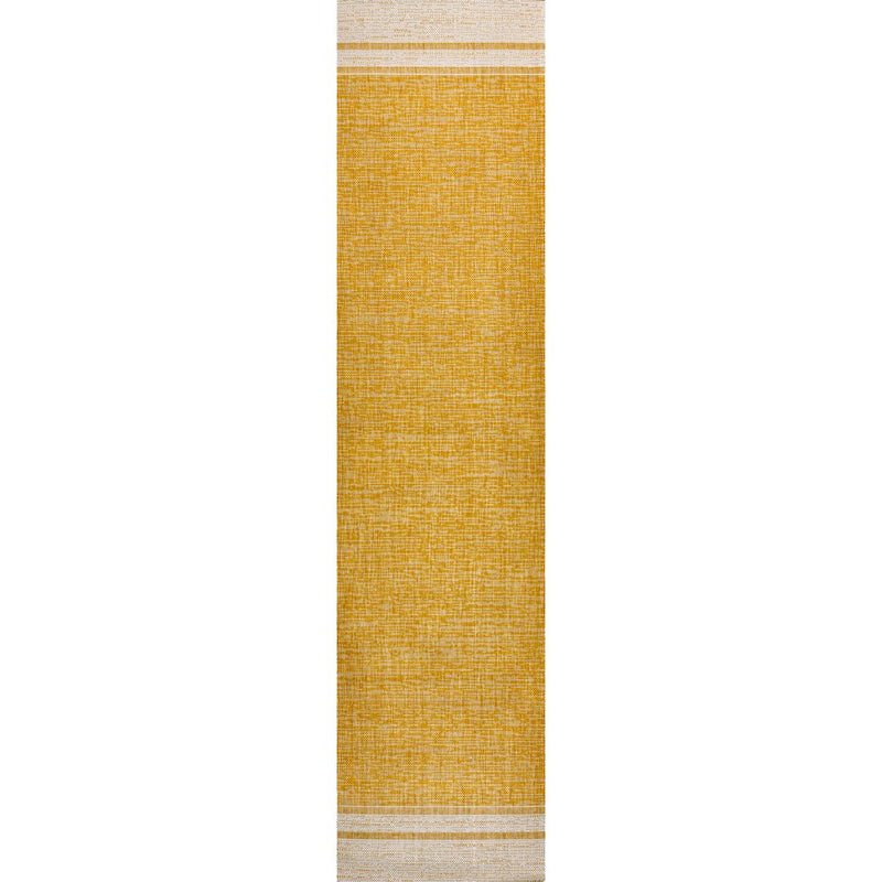 Alda Modern Minimalist Mingled Solid Indoor/Outdoor Area Rug