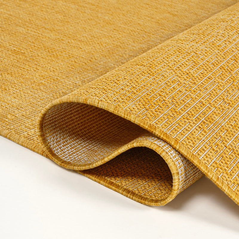 Alda Modern Minimalist Mingled Solid Indoor/Outdoor Area Rug