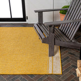 Alda Modern Minimalist Mingled Solid Indoor/Outdoor Area Rug