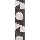 Lucian Modern Geometric Abstract Two-tone Indoor/Outdoor Area Rug