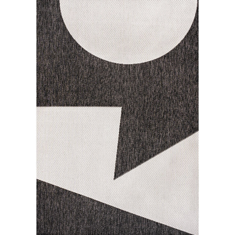 Lucian Modern Geometric Abstract Two-tone Indoor/Outdoor Area Rug