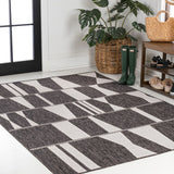 Odette Modern Geometric Abstract Two-tone Indoor/Outdoor Area Rug