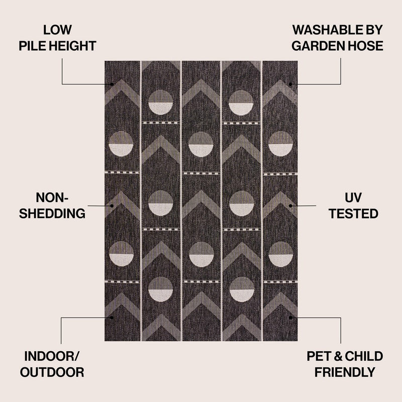 Soren Modern Geometric Indoor/Outdoor Area Rug