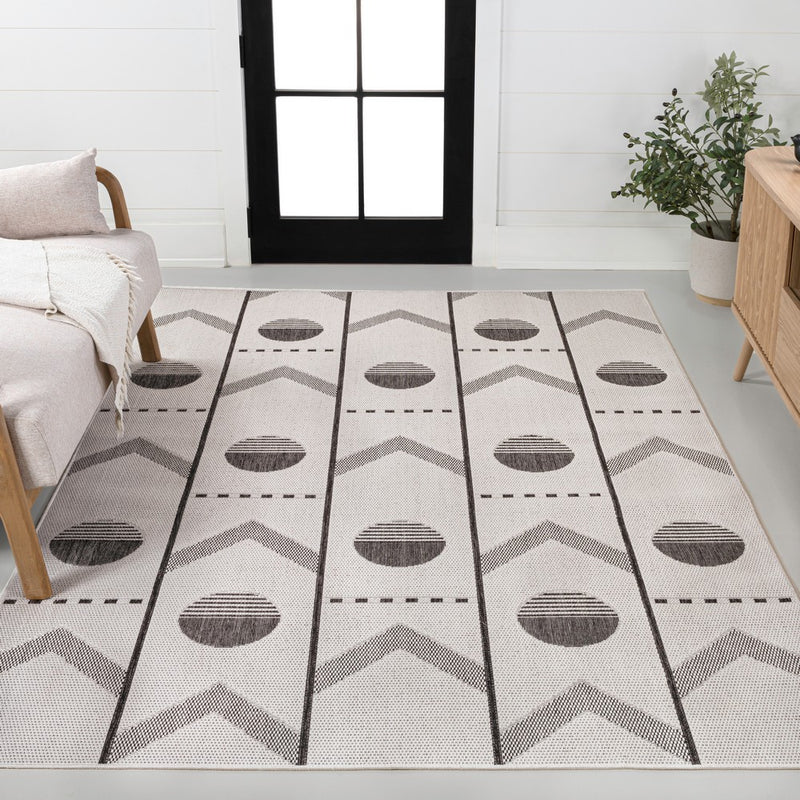 Soren Modern Geometric Indoor/Outdoor Area Rug