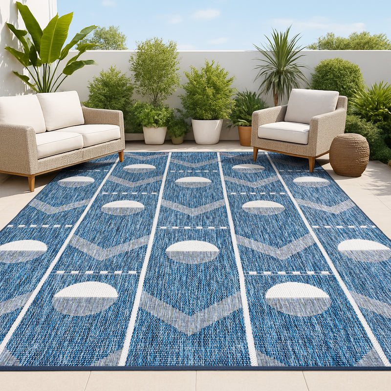 Soren Modern Geometric Indoor/Outdoor Area Rug