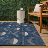 Soren Modern Geometric Indoor/Outdoor Area Rug