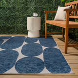 Rayna Modern Geometric Organic Shapes Indoor/Outdoor Area Rug