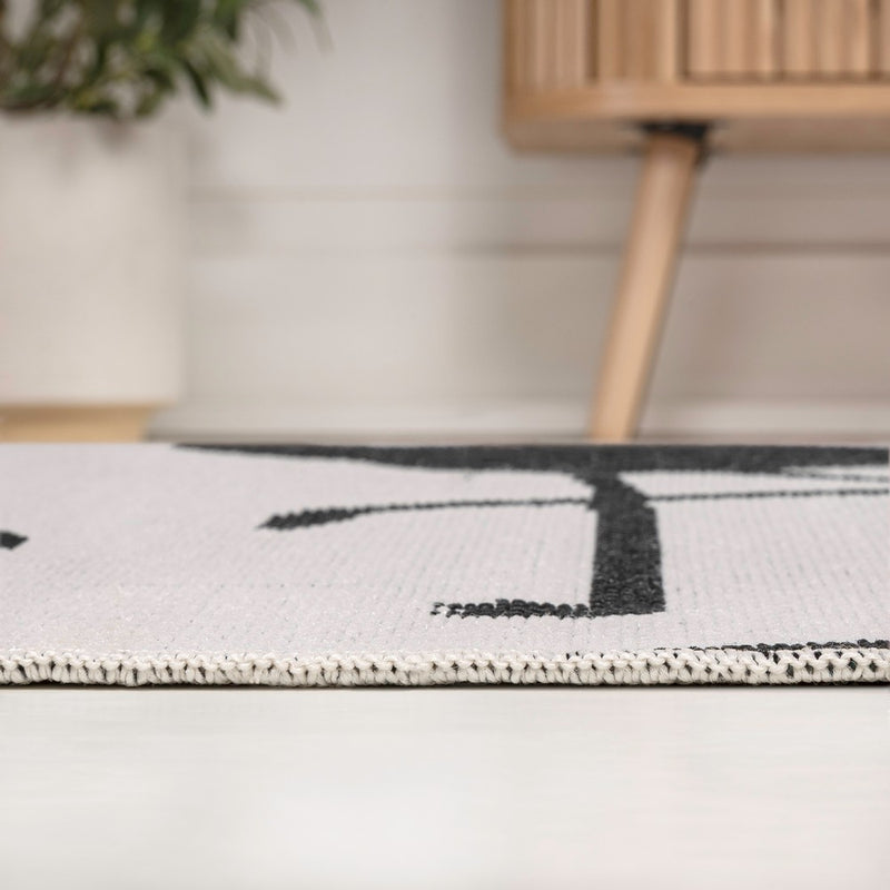 Liana Casual Coastal Flamingos Two-tone Indoor/Outdoor Area Rug
