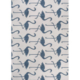 Liana Casual Coastal Flamingos Two-tone Indoor/Outdoor Area Rug