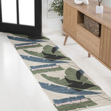 Shelby Coastal Vintage Abstract Palm Leaf Indoor/Outdoor Area Rug