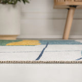 Shelby Coastal Vintage Abstract Palm Leaf Indoor/Outdoor Area Rug