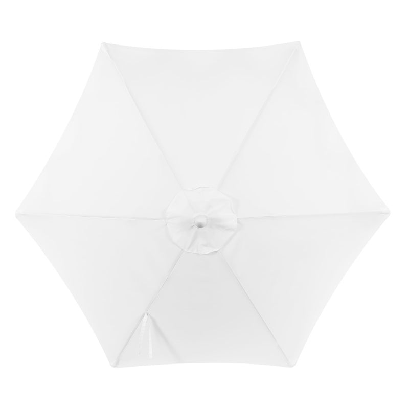 Collins 9 ft. Classic Cottage Tassel Market Patio Umbrella