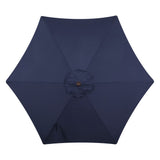 Collins 9 ft. Classic Cottage Tassel Market Patio Umbrella