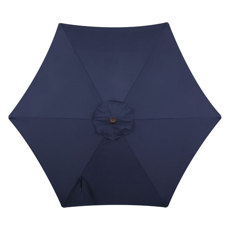 Collins 9 ft. Classic Cottage Tassel Market Patio Umbrella