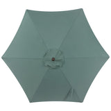 Collins 9 ft. Classic Cottage Tassel Market Patio Umbrella
