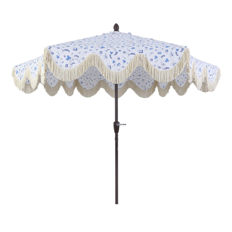 Collins 9 ft. Classic Cottage Tassel Market Patio Umbrella