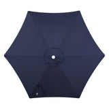 Collins 9 ft. Classic Cottage Tassel Market Patio Umbrella