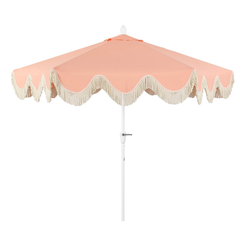 Collins 9 ft. Classic Cottage Tassel Market Patio Umbrella