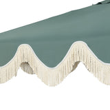 Collins 9 ft. Classic Cottage Tassel Market Patio Umbrella