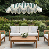 Collins 9 ft. Classic Cottage Tassel Market Patio Umbrella