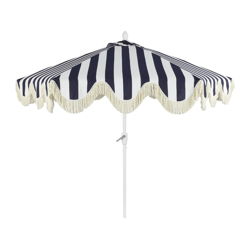 Collins 9 ft. Classic Cottage Tassel Market Patio Umbrella