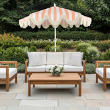 Collins 9 ft. Classic Cottage Tassel Market Patio Umbrella