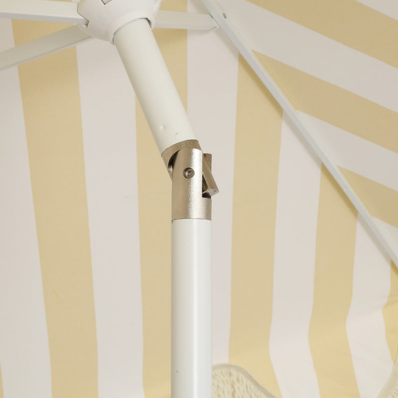 Collins 9 ft. Classic Cottage Tassel Market Patio Umbrella