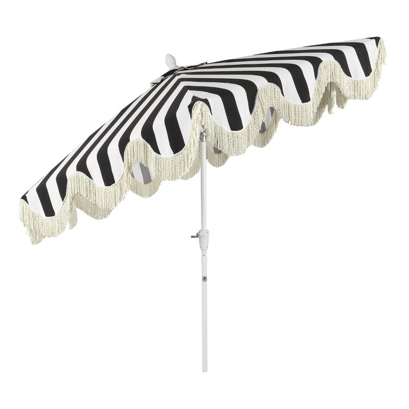 Collins 9 ft. Classic Cottage Tassel Market Patio Umbrella