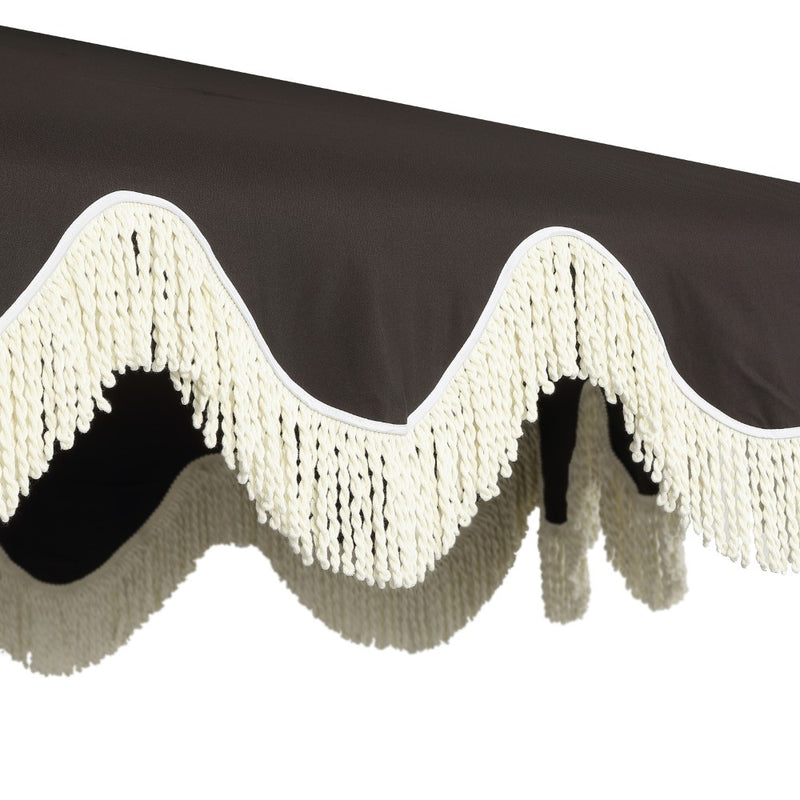 Collins 9 ft. Classic Cottage Tassel Market Patio Umbrella