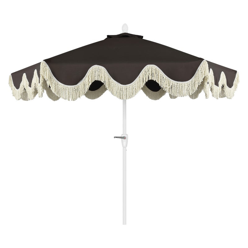Collins 9 ft. Classic Cottage Tassel Market Patio Umbrella