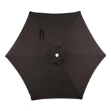 Collins 9 ft. Classic Cottage Tassel Market Patio Umbrella