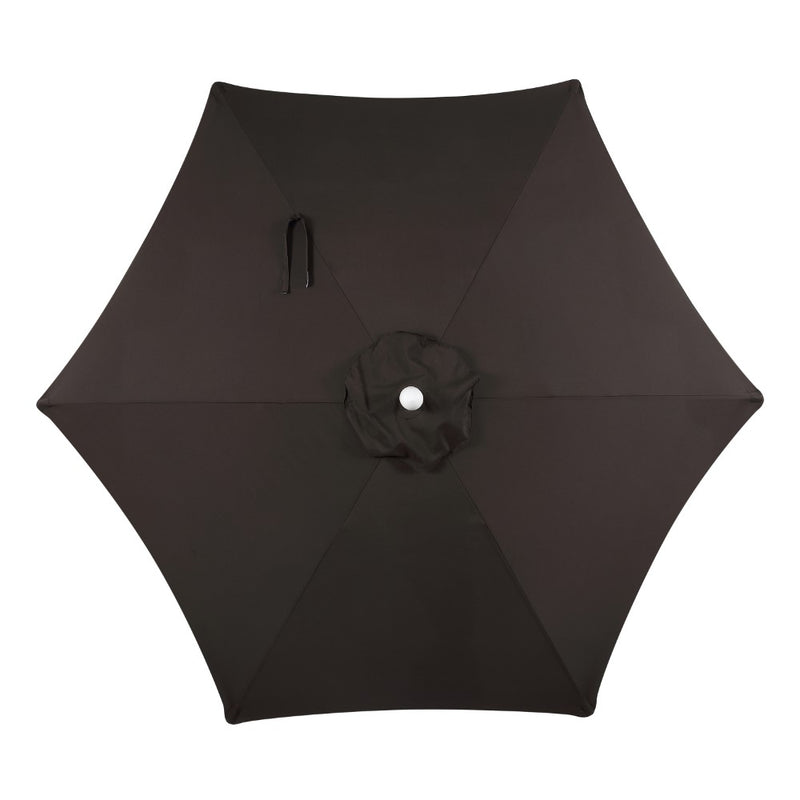 Collins 9 ft. Classic Cottage Tassel Market Patio Umbrella