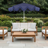 Collins 9 ft. Classic Cottage Tassel Market Patio Umbrella