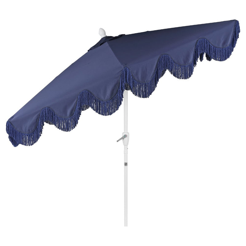 Collins 9 ft. Classic Cottage Tassel Market Patio Umbrella
