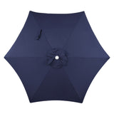 Collins 9 ft. Classic Cottage Tassel Market Patio Umbrella