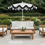 Collins 9 ft. Classic Cottage Tassel Market Patio Umbrella