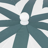 Mariner 6.5 ft. Classic Cottage Fringe Tassel Market Beach Umbrella