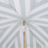 Mariner 6.5 ft. Classic Cottage Fringe Tassel Market Beach Umbrella