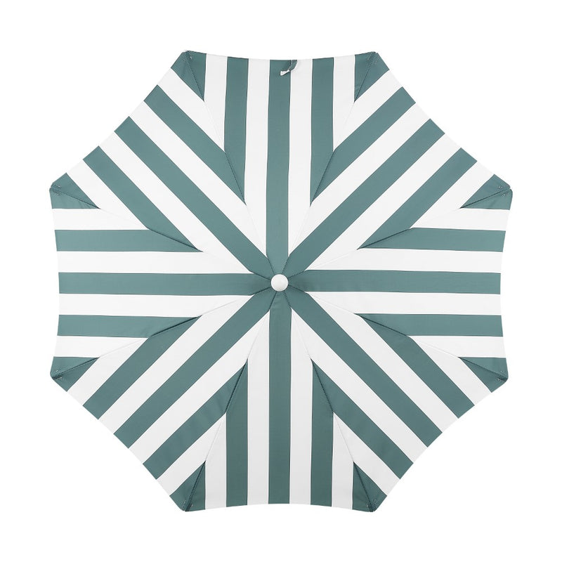 Mariner 6.5 ft. Classic Cottage Fringe Tassel Market Beach Umbrella
