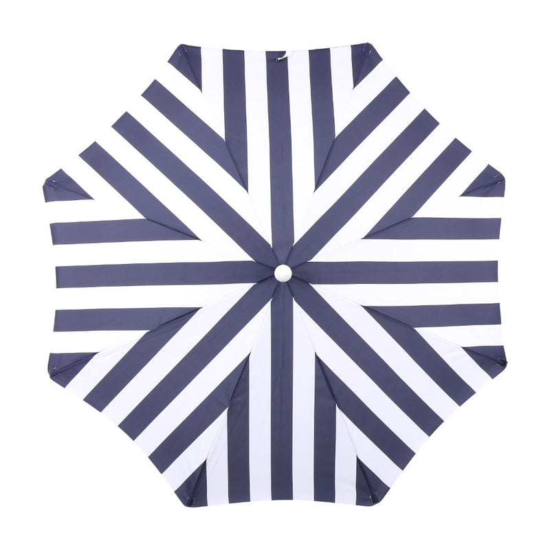 Mariner 6.5 ft. Classic Cottage Fringe Tassel Market Beach Umbrella