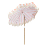 Mariner 6.5 ft. Classic Cottage Fringe Tassel Market Beach Umbrella