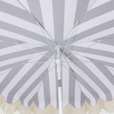 Mariner 6.5 ft. Classic Cottage Fringe Tassel Market Beach Umbrella