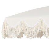 Mariner 6.5 ft. Classic Cottage Fringe Tassel Market Beach Umbrella