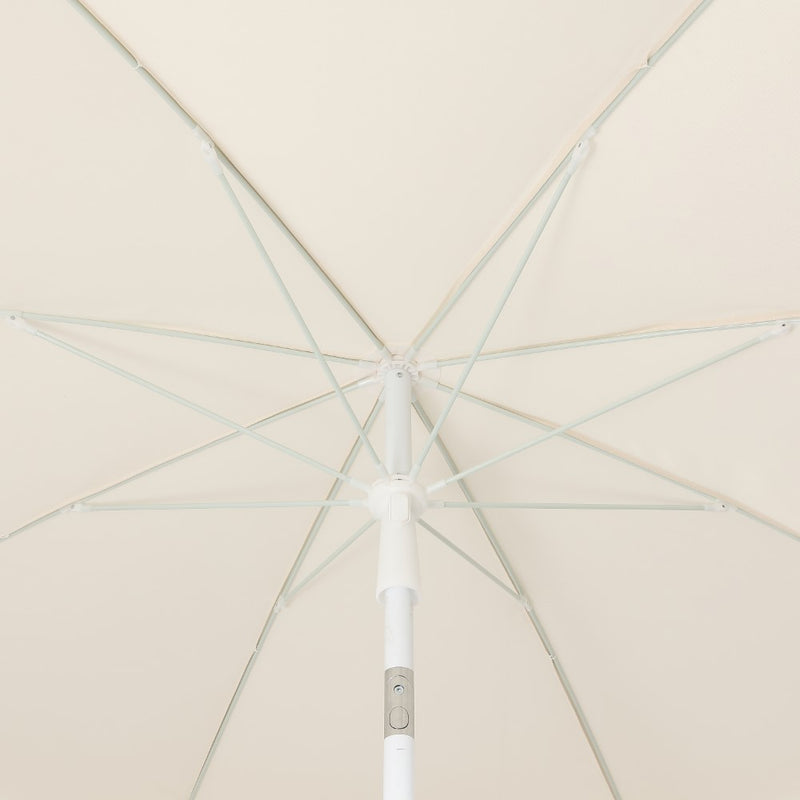 Mariner 6.5 ft. Classic Cottage Fringe Tassel Market Beach Umbrella
