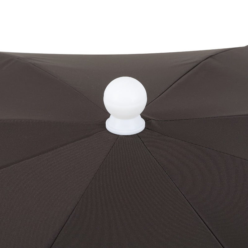 Mariner 6.5 ft. Classic Cottage Fringe Tassel Market Beach Umbrella