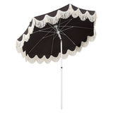Mariner 6.5 ft. Classic Cottage Fringe Tassel Market Beach Umbrella